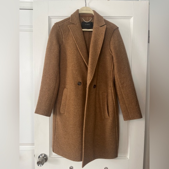 J Crew Daphne Topcoat Italian Boiled Wool - Picture 2 of 6